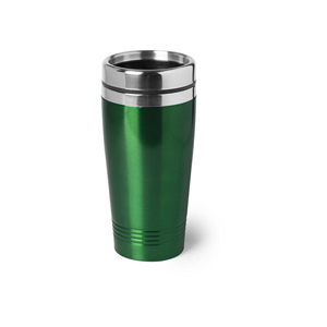 Bicchiere termico in acciaio 450 ml DOMEX MKT6403 - Verde