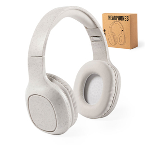 Cuffie Bluetooth in paglia di grano DATREX MKT6510 - Naturale