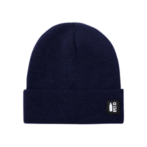 Cappello personalizzato invernale in rpet HETUL MKT6854 - Blu Navy