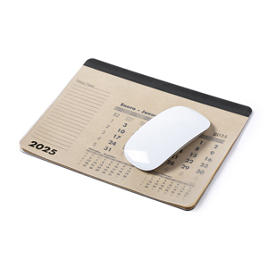 Tappetino mouse personalizzato con calendario in carta riciclata FLEN MKT6920 - Naturale