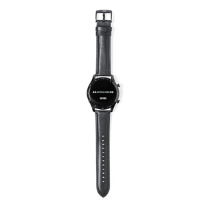 Smart watch con cinturino in pelle e schermo TFT 1,32" DAFORD MKT7369 - Nero