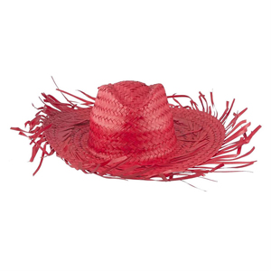 Cappello di paglia fashion personalizzato FILAGARCHADO MKT8088 - Rosso