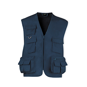 Gilet multitasche personalizzato SOVIET MKT9487 - Blu Navy