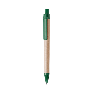 Penna a sfera ecologica in cartone riciclato COMPO MKT9696 - Verde