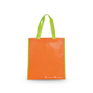 Shopper ecologica in rpet laminato cm 37.5x40.5 HELENA MKT9848 - Arancio