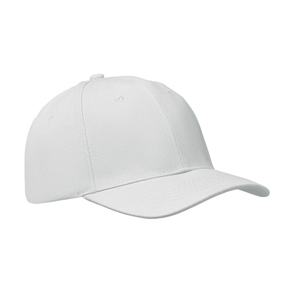 Cappellino personalizzabile a 6 pannelli BUFFALO MO1464 - Bianco