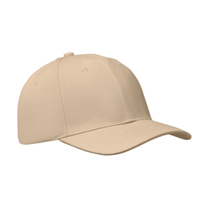 Cappellino personalizzabile a 6 pannelli BUFFALO MO1464 - Beige