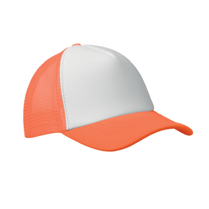 Cappello trucker BUBBLE MO2269 - Arancio Fluo