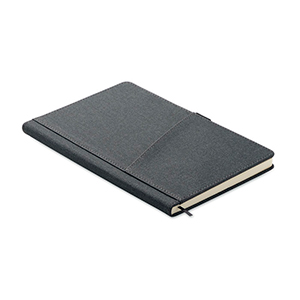 Notebook A5 in PU CINCO MO2285 - Grigio Scuro