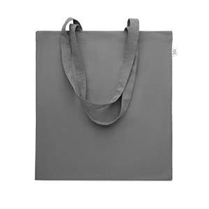 Shopper in cotone riciclato VIVEKA COLOUR MO2302 - Grigio Scuro