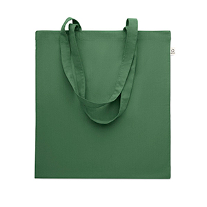 Shopper in cotone riciclato VIVEKA COLOUR MO2302 - Verde Scuro