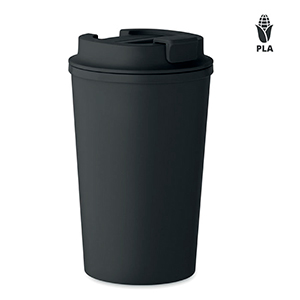 Bicchiere doppio strato 350ml BEIBAKU MO2310 - Nero