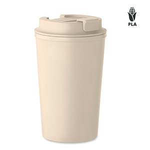 Bicchiere doppio strato 350ml BEIBAKU MO2310 - Beige