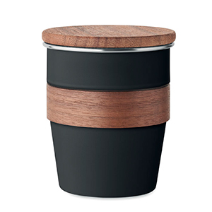 Bicchiere monostrato da 350 ml WALNUT MO2322 - Nero