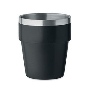 Bicchiere doppio strato 250 ml ACERITO MO2323 - Nero