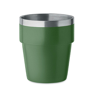 Bicchiere doppio strato 250 ml ACERITO MO2323 - Verde Scuro