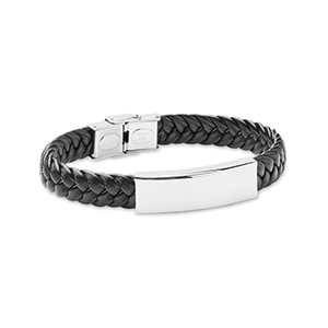 Bracciale in ecopelle FAULET MO2376 - Nero