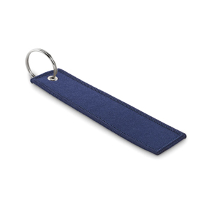 Portachiavi in tessuto personalizzabili TAKEOFF MO2463 - Navy Scuro