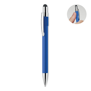 Penna promozionale antistress in alluminio riciclato EDD MO2488 - Blu Royal