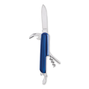 Coltello tascabile multiuso personalizzabile MULTICHILLO MO2531 - Blu