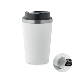 Bicchiere termico personalizzato BLERM da 350 ml MO2572 - Bianco