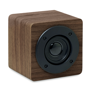 Speaker wireless personalizzato in legno SONICONE MO9084 - Marrone