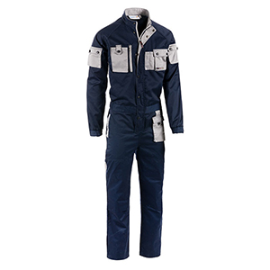 Tuta da lavoro Sottozero Job ARIA SJ N110BG - Blu Navy - Grigio