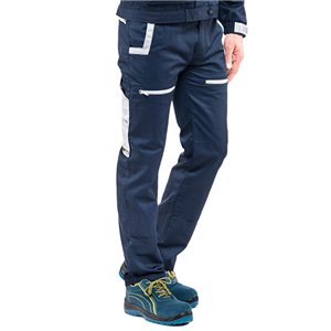 Pantalone da lavoro invernale Sottozero ARIA N120BGW - Blu Navy - Grigio