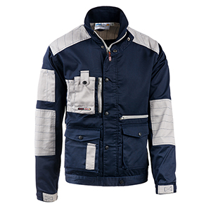 Giacca da lavoro invernale Sottozero ARIA N140BGW - Blu Navy - Grigio