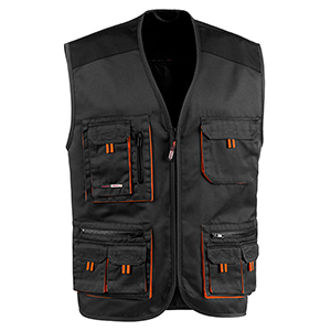 Gilet multitasche Sottozero Job ECLISSE SJ N950GN - Grigio - Nero