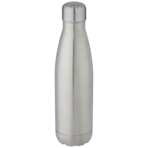 Borraccia termica personalizzata in acciaio inossidabile riciclato da 500 ml Cove  PF100790 - Silver 