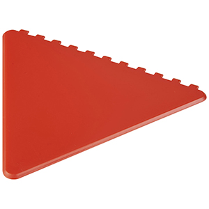 Raschia ghiaccio triangolare personalizzato Frosty in plastica riciclata PF104252 - Rosso 
