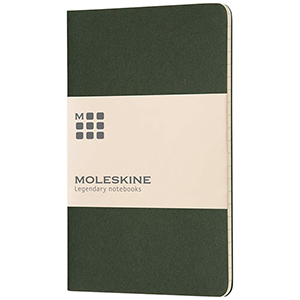 Taccuino personalizzato - a righe Moleskine Cahier PK PF107160 - Verde mirto