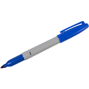 Pennarello a punta fine Sharpie  PF107789 - Blu - Bianco