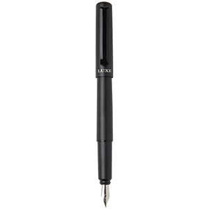 Penna stilografica personalizzata in alluminio riciclato Lucetta PF107832 - Nero 