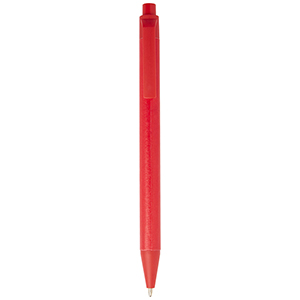 Penna a sfera in carta riciclata monocromatica con finitura opaca Chartik PF107839 - Rosso 