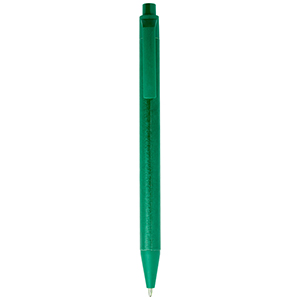 Penna a sfera in carta riciclata monocromatica con finitura opaca Chartik PF107839 - Verde 