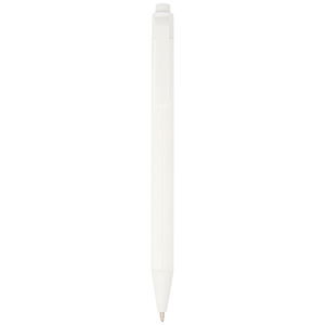 Penna a sfera in carta riciclata monocromatica con finitura opaca Chartik PF107839 - Bianco 