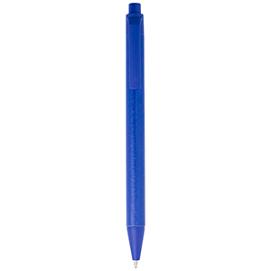 Penna a sfera in carta riciclata monocromatica con finitura opaca Chartik PF107839 - Blu 