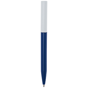 Penna a sfera personalizzata in plastica riciclata Unix PF107896 - Blu Navy 