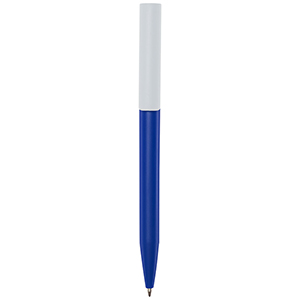 Penna a sfera personalizzata in plastica riciclata Unix PF107897 - Blu Royal 