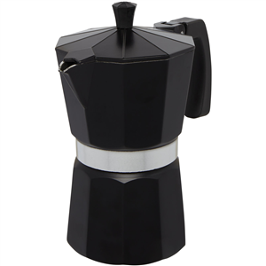 Caffettiera moka da 600 ml Kone PF113318 - Nero - Silver