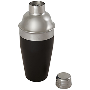 Shaker per cocktail personalizzato in acciaio inossidabile riciclato Gaudie PF113349 - Nero 