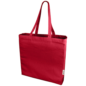 Tote bag personalizzata in tessuto riciclato da 220 gsm Odessa PF120710 - Rosso 