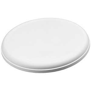 Frisbee personalizzato in plastica riciclata Orbit PF127029 - Bianco 