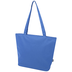 Tote bag personalizzata in materiale riciclato certificato GRS con cerniera Panama 20l PF130052 - Blu Royal 