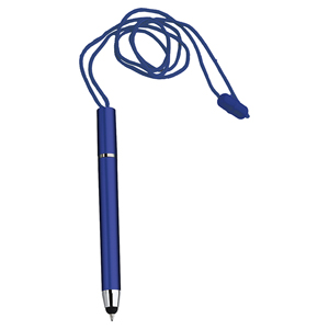 Penna con laccio da collo TOUCH PKD100 - Blu