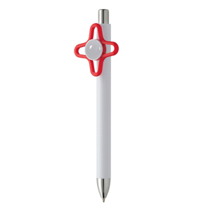 Penna con fidget spinner EOLO PKD225 - Rosso