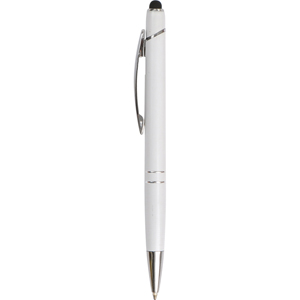 Penna personalizzate in metallo CHROMED PKD230 - Bianco