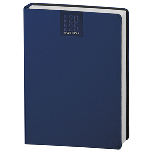 Agenda personalizzata giornaliera 324 pagine con copertina in termovirante cm 15x21 S/D abbinati PPB330 - Blu scuro